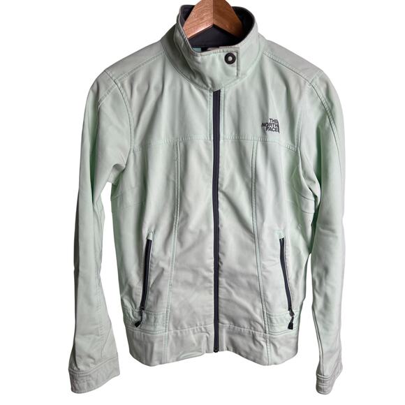 The North Face Storm Collar Softshell Jacket Mint Green Women's Size M - Picture 1 of 7